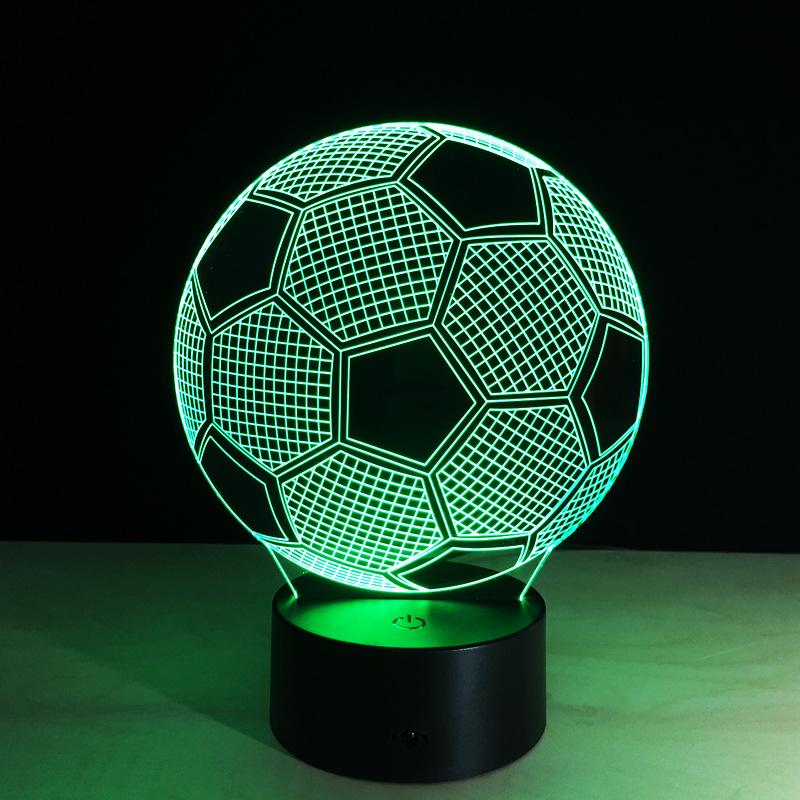 Creative 3D Illusion Light LED Night Light 3D Color Change Colorful Atmosphere Light Novelty Lighting