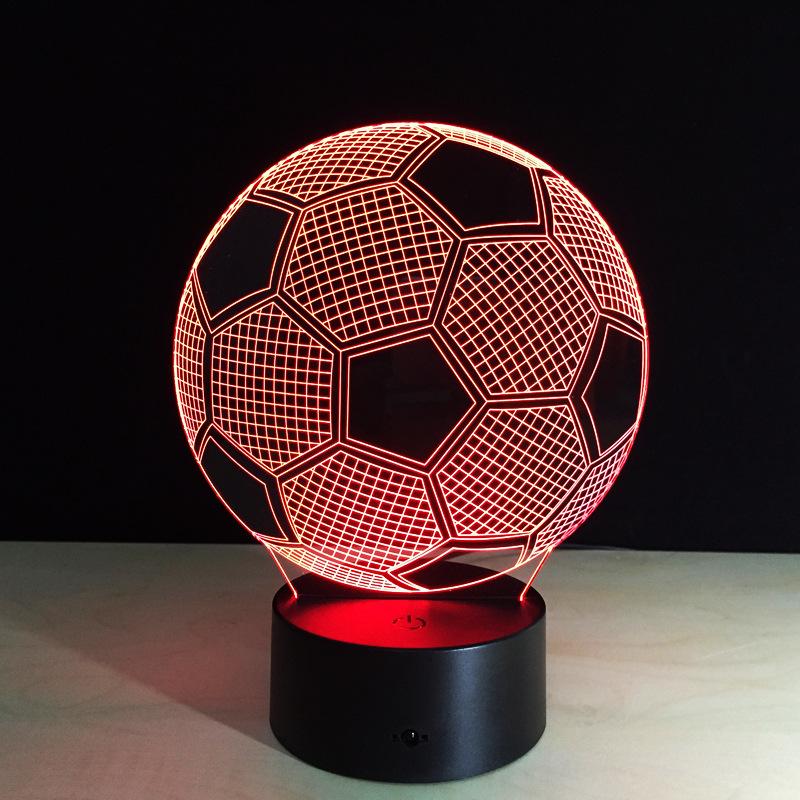 Creative 3D Illusion Light LED Night Light 3D Color Change Colorful Atmosphere Light Novelty Lighting
