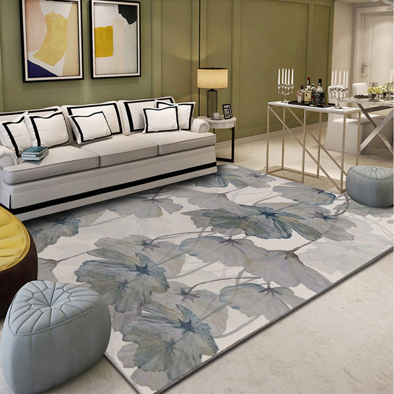 High Quality Abstract Flower Art Carpet For Living Room Bedroom Anti-slip Floor Mat