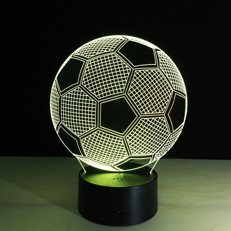 Creative 3D Illusion Light LED Night Light 3D Color Change Colorful Atmosphere Light Novelty Lighting