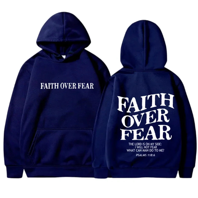 FAITH OVER FEAR Hoodie for Men & Women