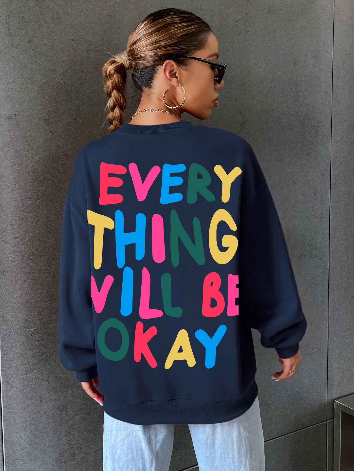 Women's Sweatshirt "Everything Will Be Okay"