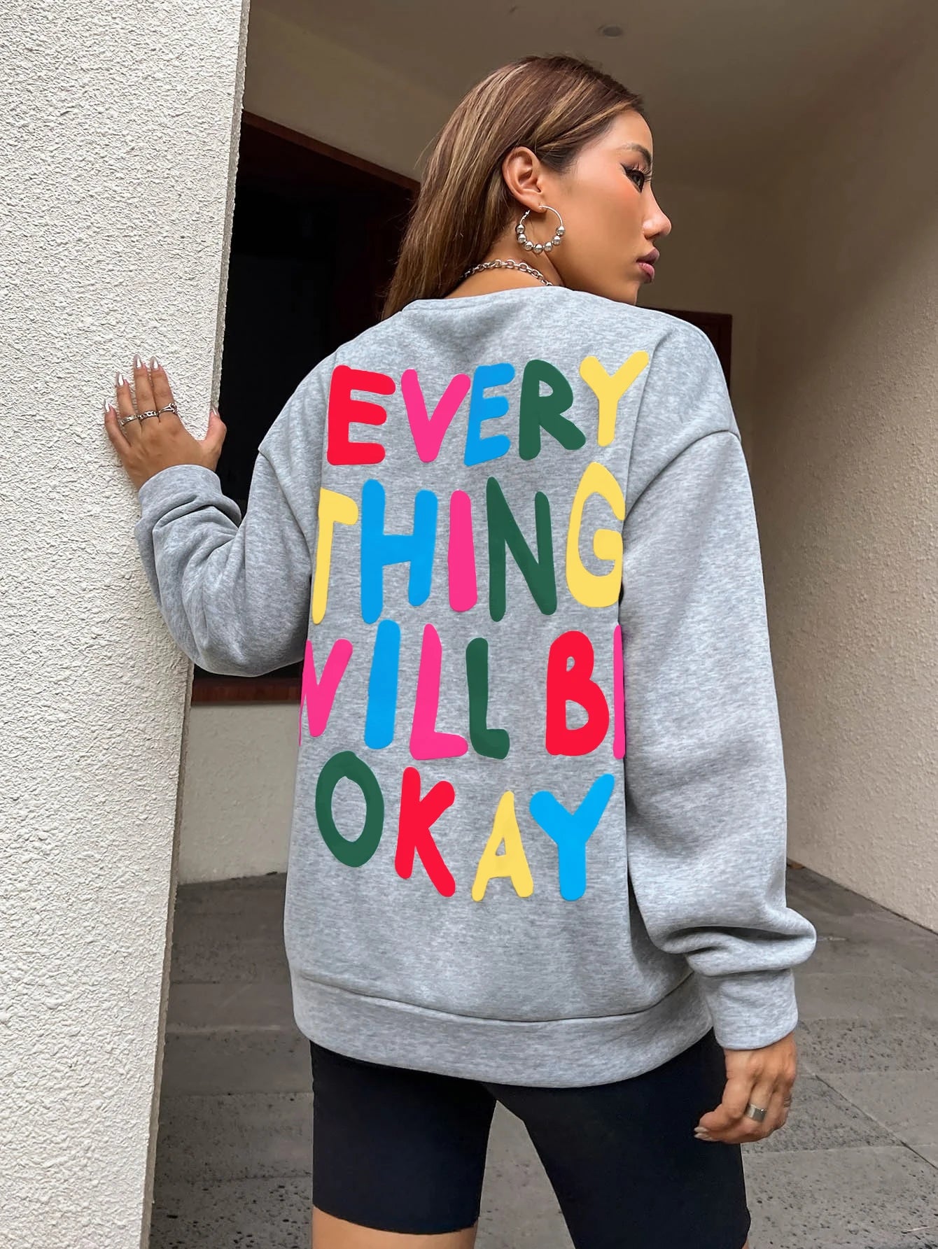 Women's Sweatshirt "Everything Will Be Okay"