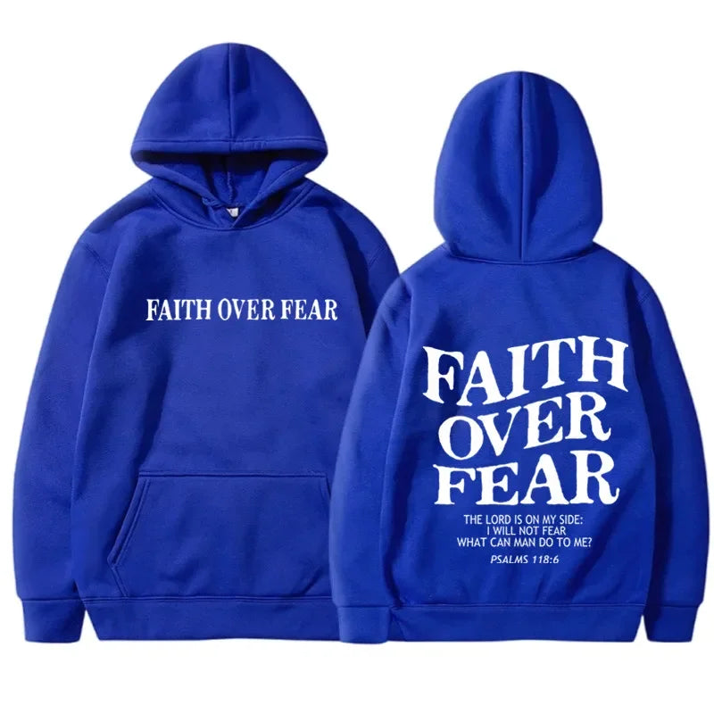 FAITH OVER FEAR Hoodie for Men & Women