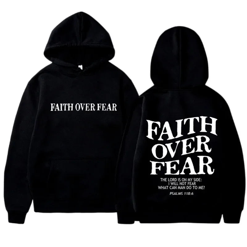 FAITH OVER FEAR Hoodie for Men & Women