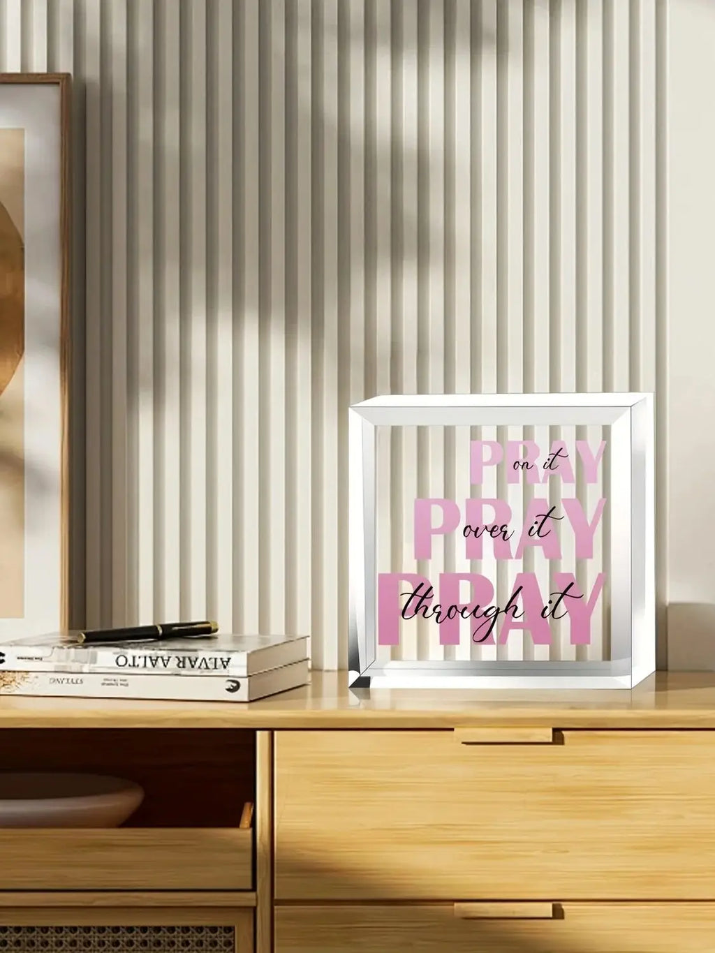 Faith Gift, Inspirational Heart Acrylic Sign