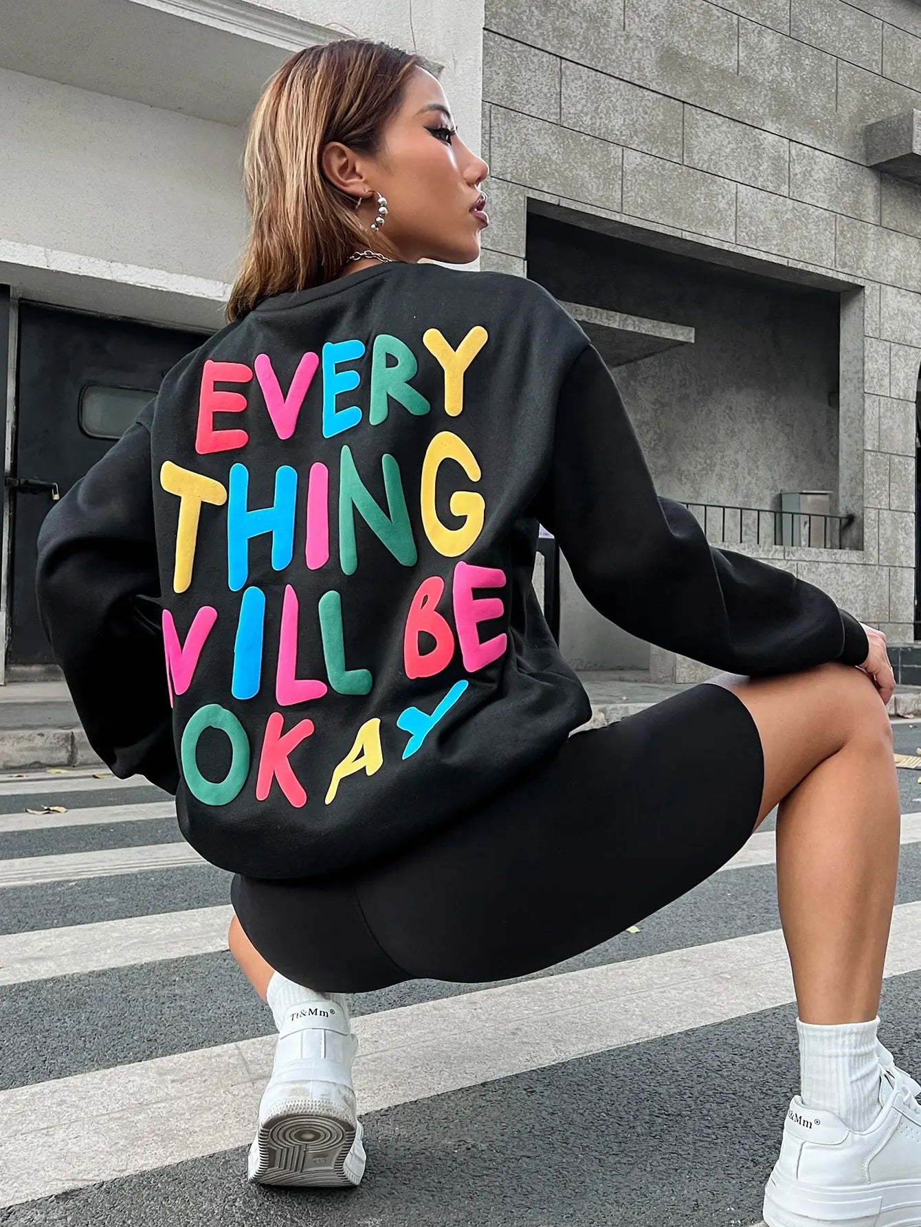 Women's Sweatshirt "Everything Will Be Okay"