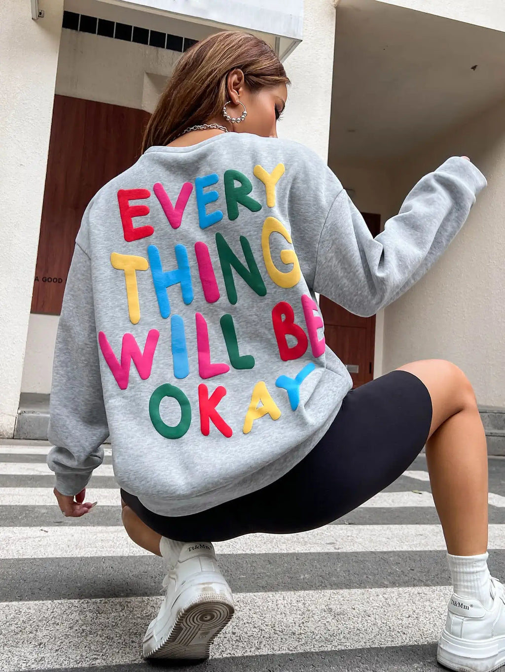 Women's Sweatshirt "Everything Will Be Okay"