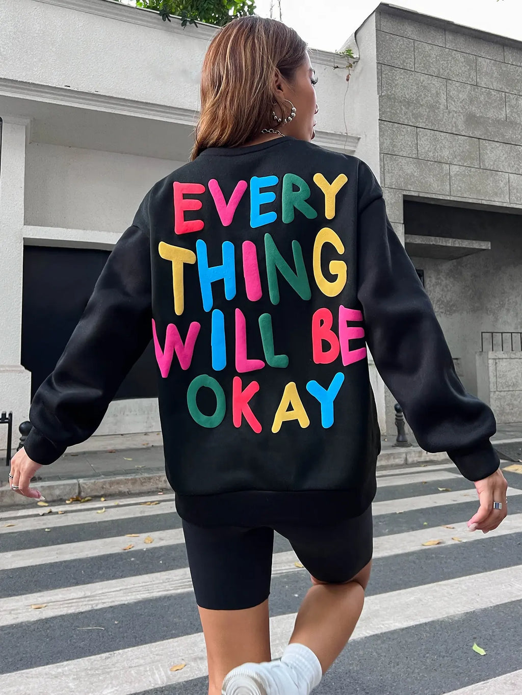 Women's Sweatshirt "Everything Will Be Okay"
