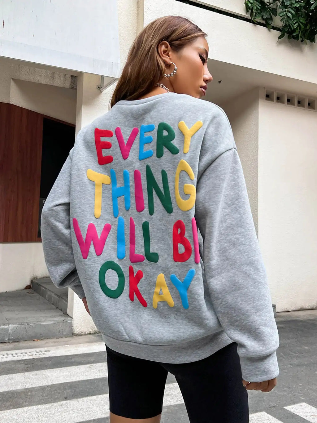 Women's Sweatshirt "Everything Will Be Okay"