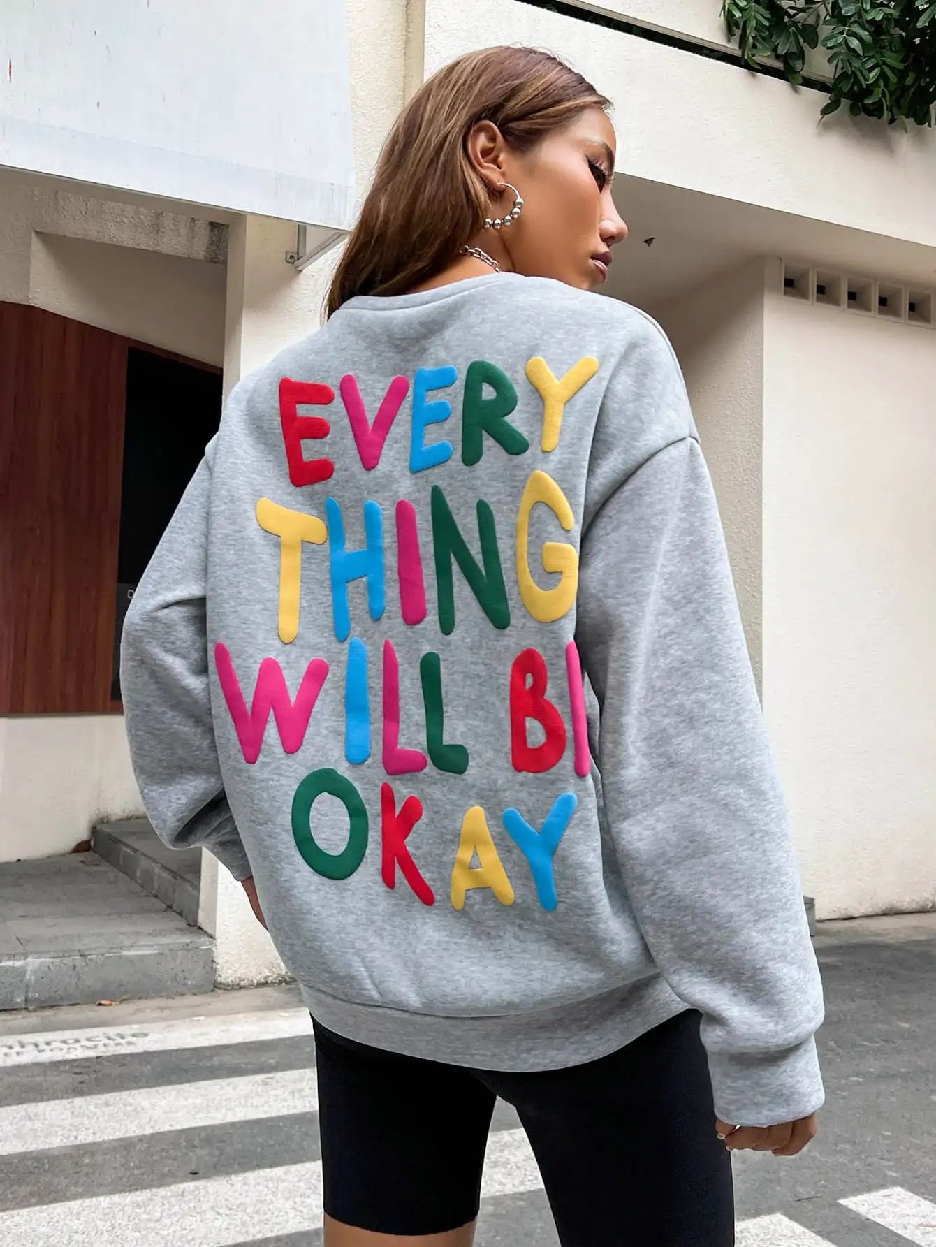 Women's Sweatshirt "Everything Will Be Okay"