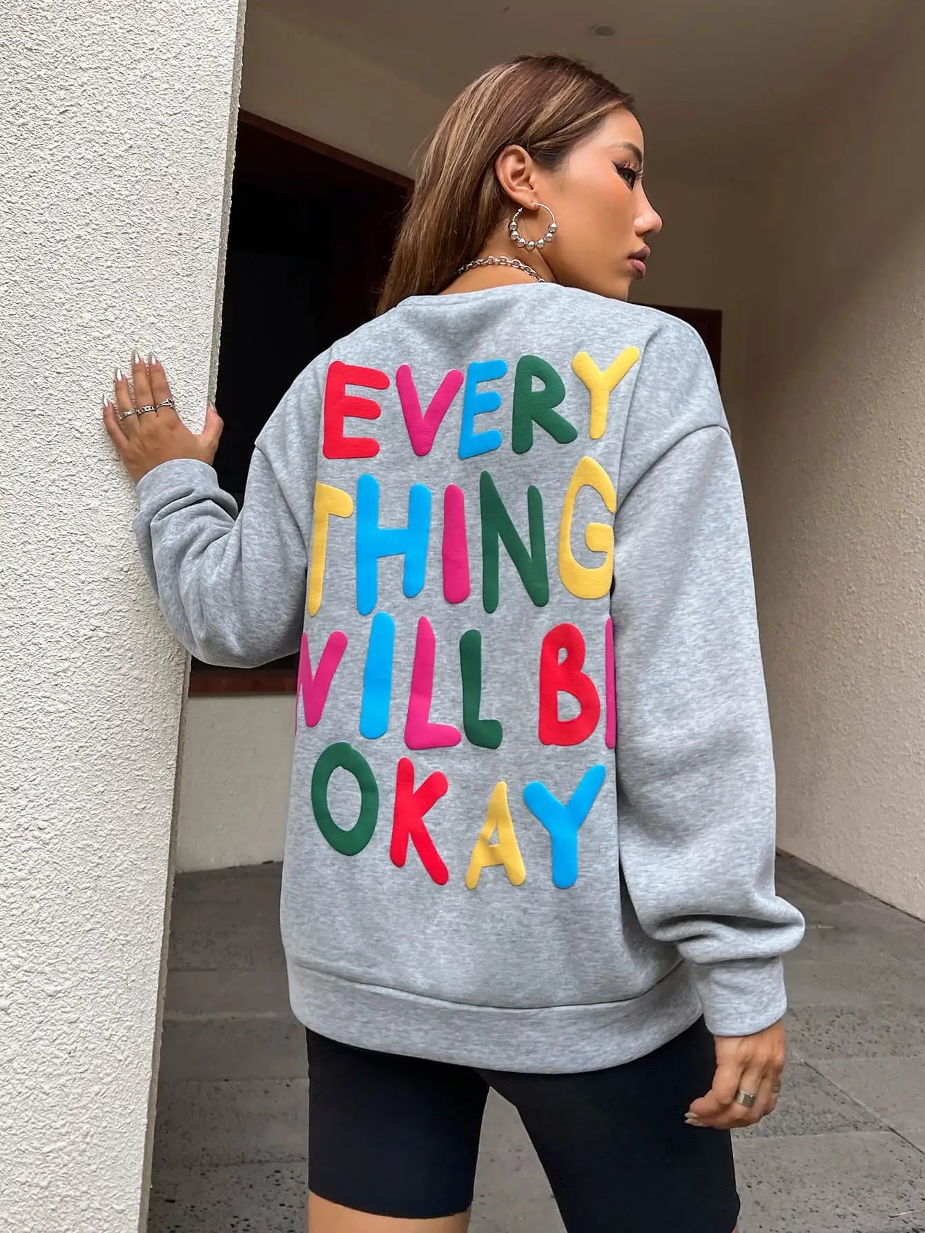 Women's Sweatshirt "Everything Will Be Okay"