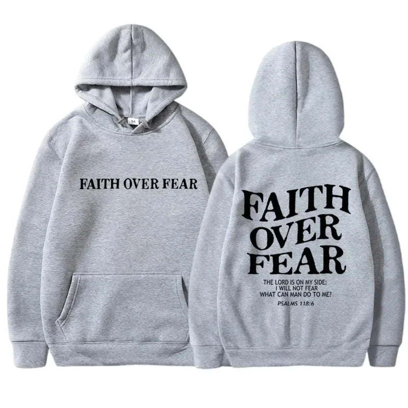 FAITH OVER FEAR Hoodie for Men & Women